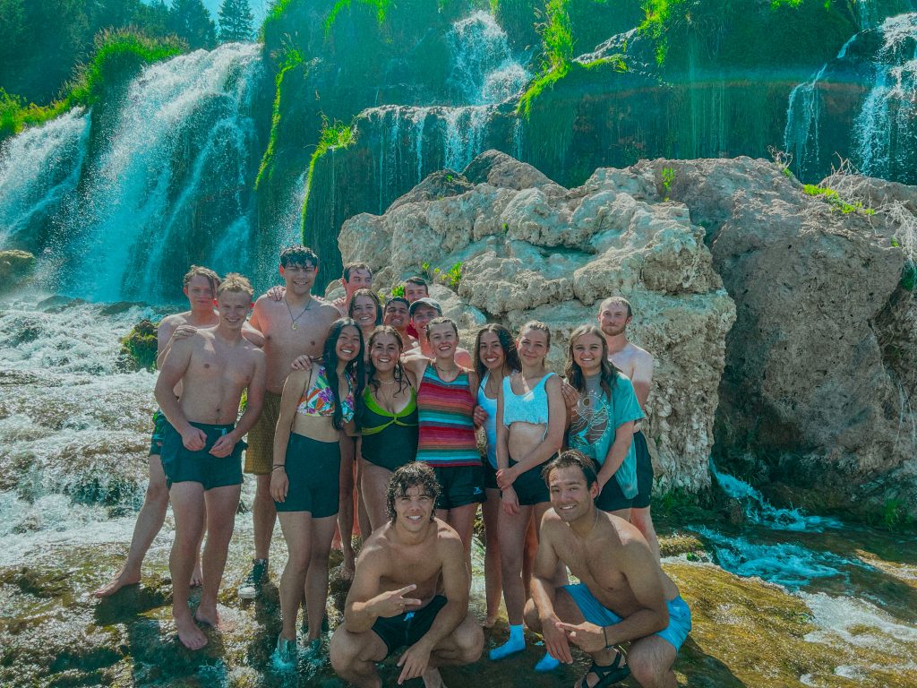 Falls Creek waterfalls is awesome place about 40 minutes from rexburg to go swimming and camping.