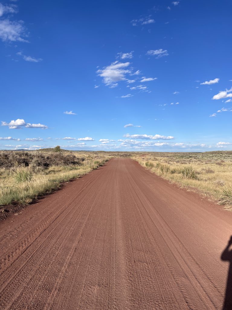 The red dirt Trail that you take to get to the Civil Defense Caves.