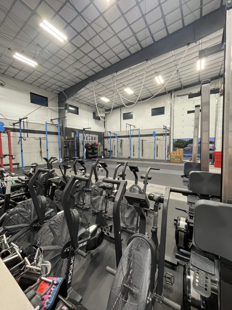 Crossfit half of the gym