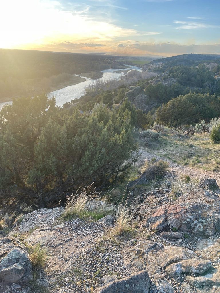 crest creek trail overlook of snake river rexburg idaho scenic view